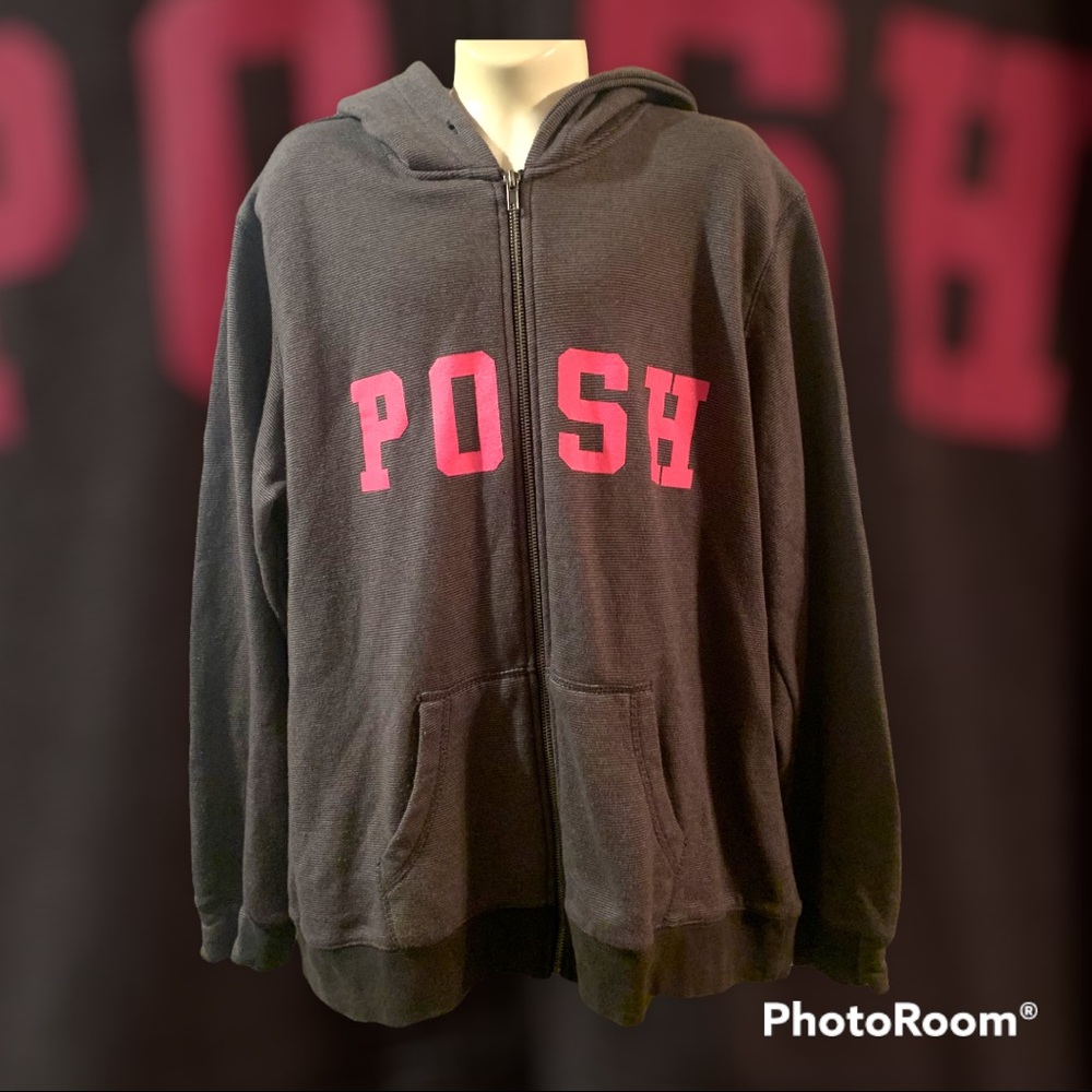 Vintage Ladies POSH zip-up hoodie